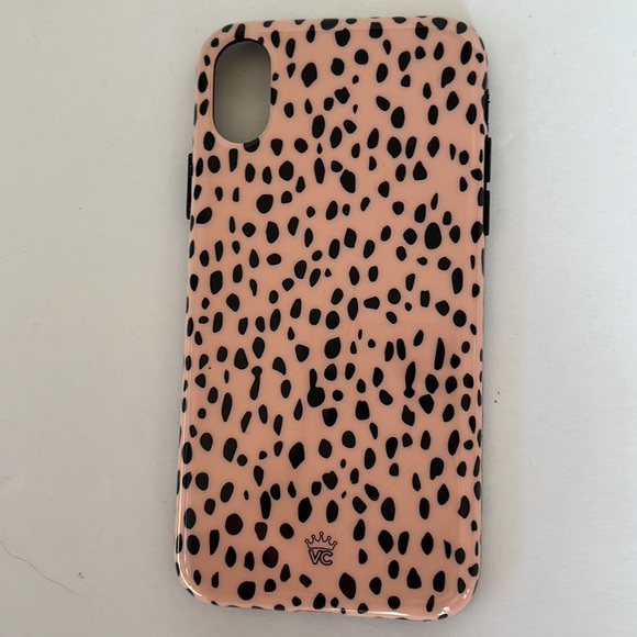 Velvet Caviar IPhone X Nude Black Spotted Cheetah Case - Picture 2 of 7